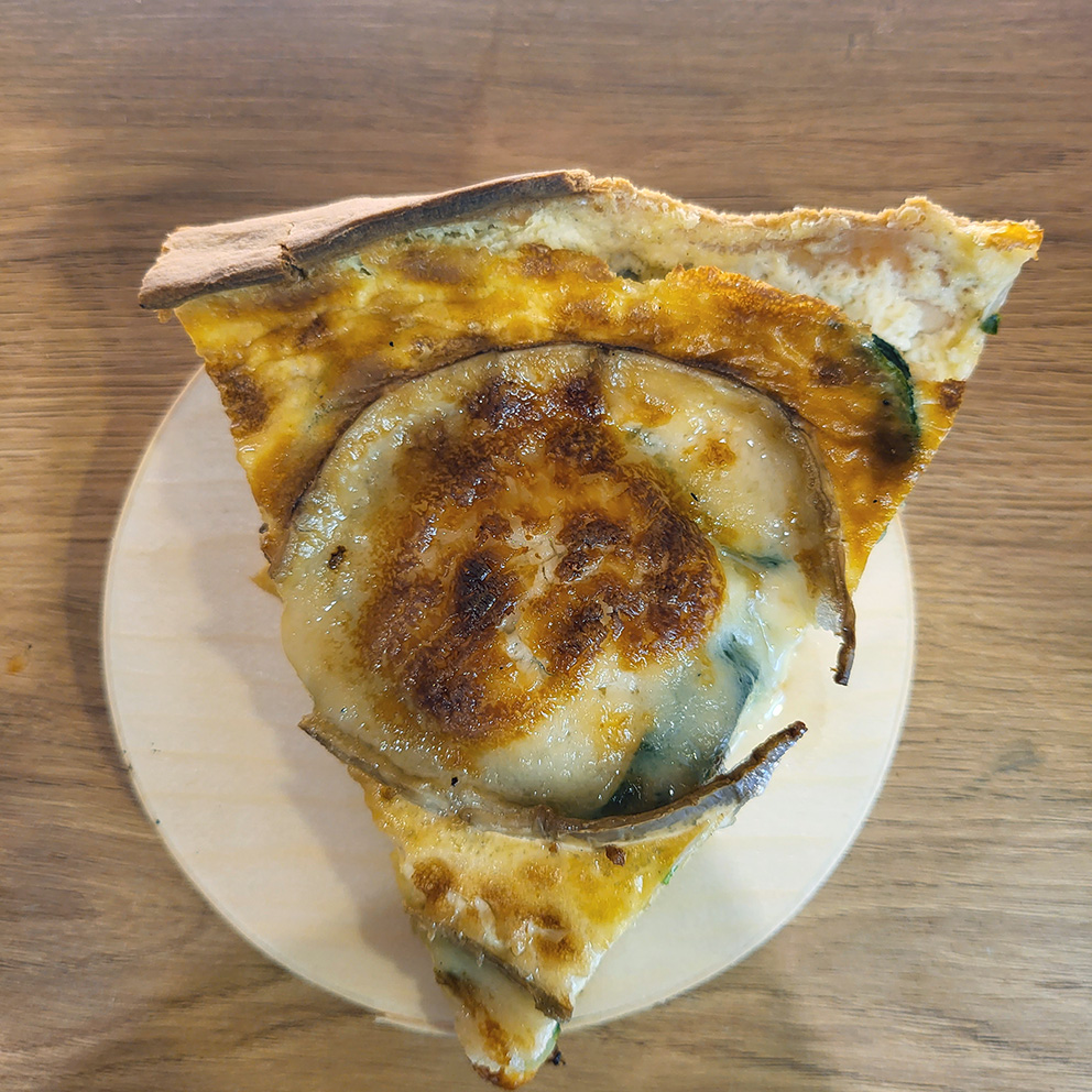 Quiche chèvre/courgettes